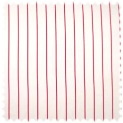 AKTION 100% Baumwolle Ferrat Weiss Mit Roten Streifen