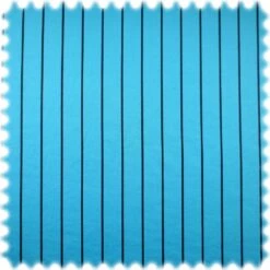 AKTION 100% Baumwolle Ferrat Hellblau Mit Blauen Streifen