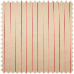 AKTION 100% Baumwolle Ferrat Beigegrau Mit Pinken Streifen