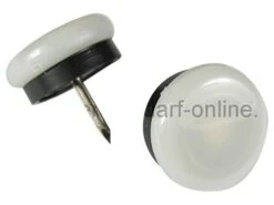 Möbelgleiter Zum Nageln Mit Weißer Kunststoffkappe 7399/23mm