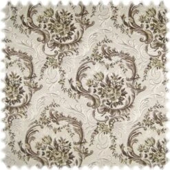 Jacquard Ornament Gobelin Möbelstoff Schubert Braun