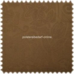 AKTION Baumwoll Flachgewebe Möbelstoff Ava Floral Braun