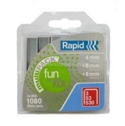 1080 Klammern Rapid Typ 3/53/530 3x360 Stck. 4 Mm + 6 Mm + 8 Mm