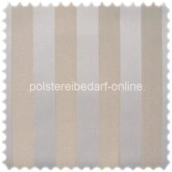 AKTION ***Auslaufware*** Fashion Möbelstoff Lugano Blockstreifen Natur (Elfenbein)