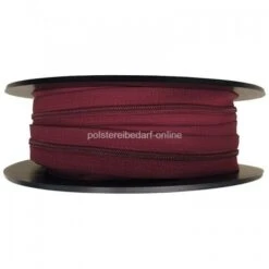 25 Meter Reißverschluss Bordeaux