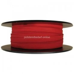 25 Meter Reißverschluss Rot