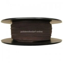 25 Meter Reißverschluss Braun