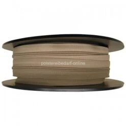 25 Meter Reißverschluss Beige