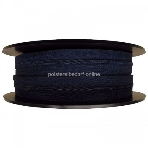 25 Meter Reißverschluss Dunkelblau 1 25 Meter Reißverschluss Dunkelblau