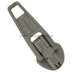 100 Stück Metall Schieber Hellgrau