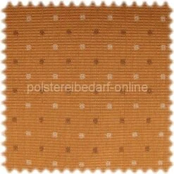 ***Auslaufware*** Möbelstoff Dortmund Apricot Punktmuster Mit Teflon Fleckschutz