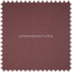 AKTION Flachgewebe Möbelstoff Neckar Aubergine Punktmuster
