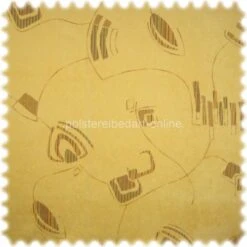 AKTION Original Microfibres® Flockvelours Möbelstoff Grappa Gelb