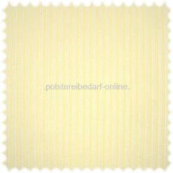 AKTION Trevira CS Velours Samt Streifen Möbelstoff Triest Pastell Gelb / Perlweiss
