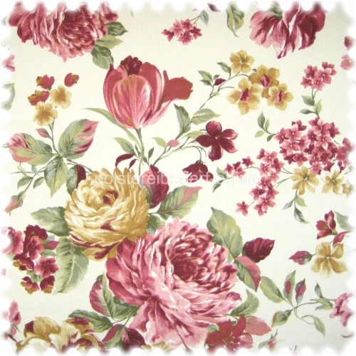 Möbelstoff Flora Pfingstrose In Englisch Leinen Optik 1 Möbelstoff Flora Pfingstrose In Englisch Leinen Optik