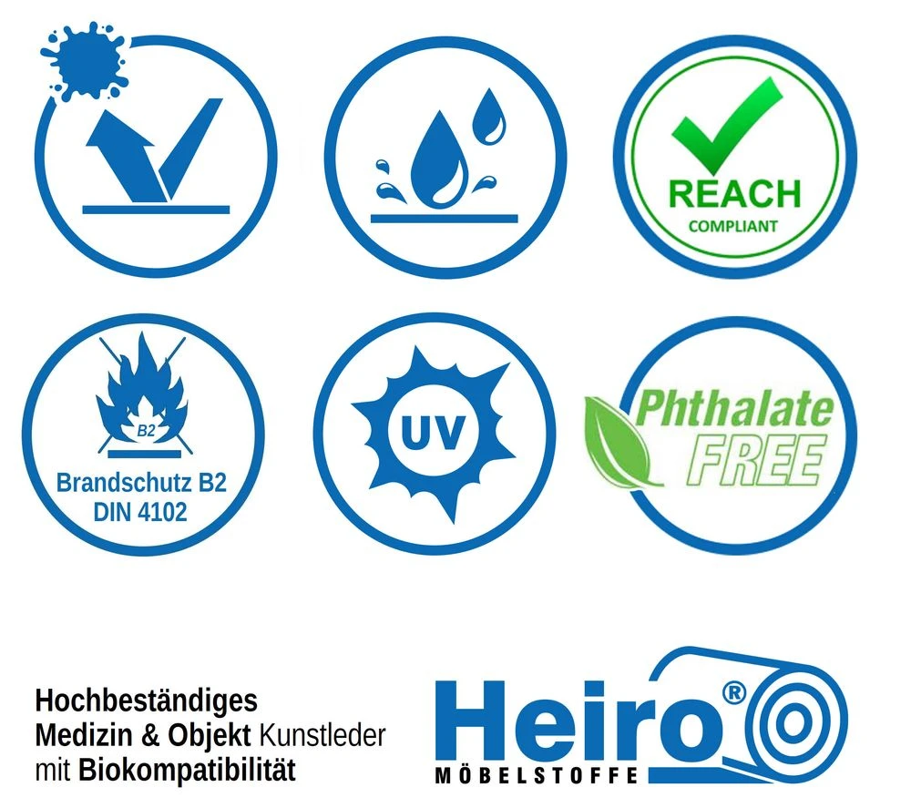 Objekt & Medizin Kunstleder Bio-Tex Anthrazit 3 Objekt & Medizin Kunstleder Bio-Tex Anthrazit – Bild 3