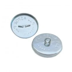 250 Stück Knopf-Unterteile Von Astor Größe 44'' - Ca. 28 Mm Eisen Verzinkt Mit Drahtöse