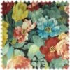 Samt Velours Möbelstoff Big Flowers Mit Fleckschutz