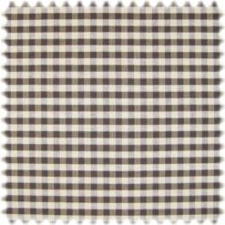 Auslaufware! Landhaus Möbelstoff Pisa Klein Karo Dunkelbraun