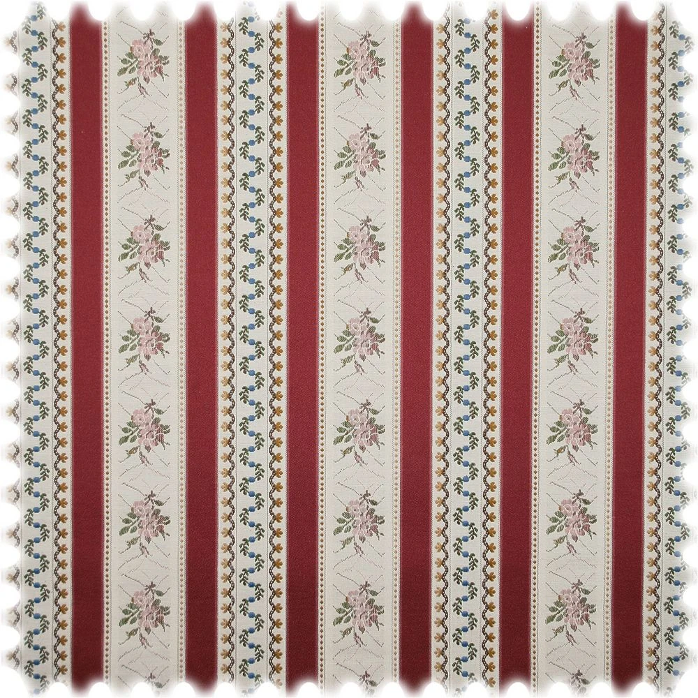 Biedermeier Streifen Möbelstoff Bordeaux 1 Biedermeier Streifen Möbelstoff Bordeaux