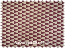 AKTION Trevira CS Möbelstoff Pinto Bordeaux / Beige -Modegeschäft Für Inneneinrichtung Bordeaux 3 2