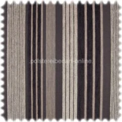 AKTION Flachgewebe Chenille Streifen Livorno Braunlila /Graubeige