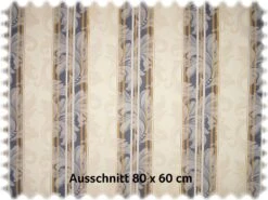 Jacquard Möbelstoff Barock Stripe Blau Mit Fleckschutz -Modegeschäft Für Inneneinrichtung Classic Blau 3
