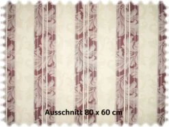 Jacquard Möbelstoff Barock Stripe Bordeaux Mit Fleckschutz -Modegeschäft Für Inneneinrichtung Classic Bordeuax 3