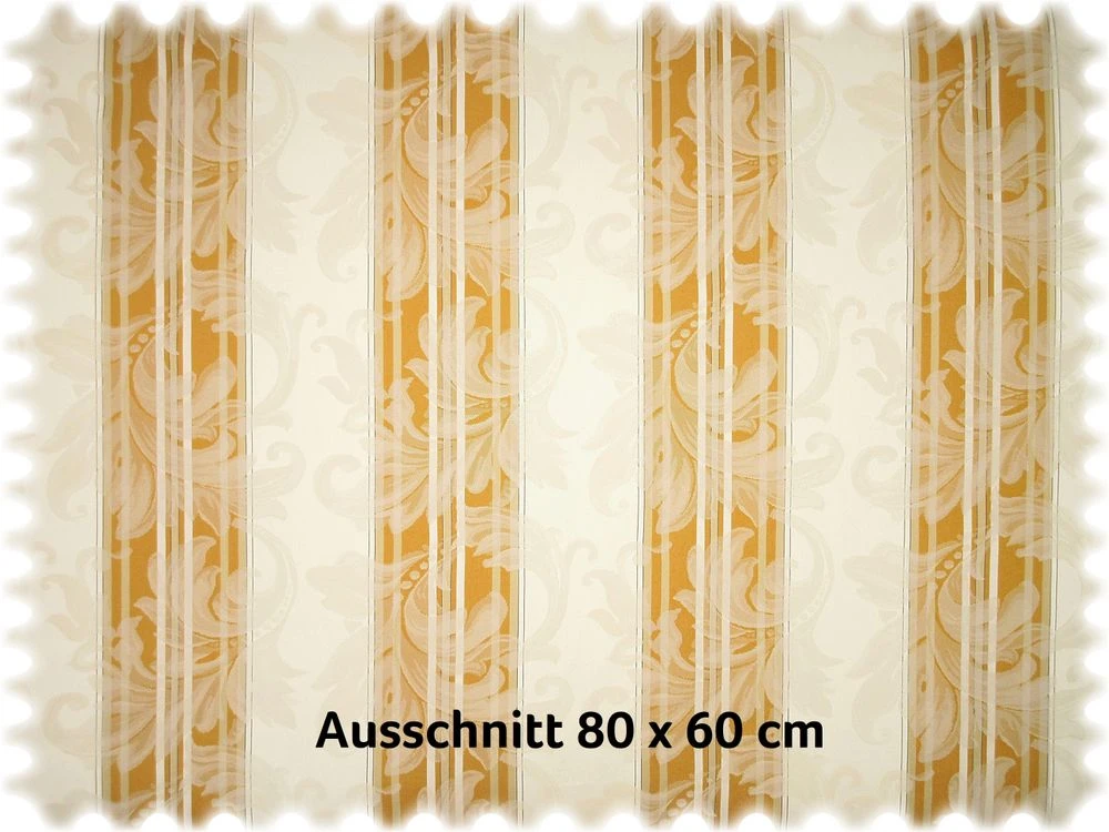 Jacquard Möbelstoff Barock Stripe Gold Mit Fleckschutz 3 Jacquard Möbelstoff Barock Stripe Gold Mit Fleckschutz – Bild 3