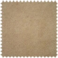 Microfaser Möbelstoff Uni Lederoptik Fresh Creme