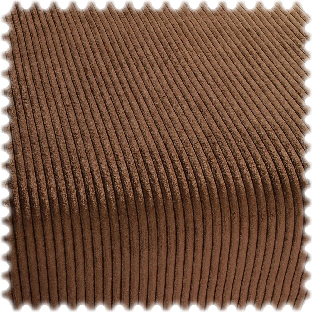 Breitcord Samt Möbelstoff Cable Braun Mit Fleckschutz 2 Breitcord Samt Möbelstoff Cable Braun Mit Fleckschutz – Bild 2