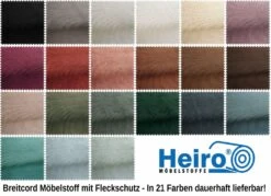 Breitcord Samt Möbelstoff Cable Taupe Mit Fleckschutz -Modegeschäft Für Inneneinrichtung Heiro Breitcord Ribcord Kabelcord Kollektion alle Farben Kopie 1