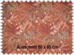 Jacquard Flachgewebe Möbelstoff Planta Kupfer -Modegeschäft Für Inneneinrichtung Heiro Moebelstoffe Planta Kupfer 3