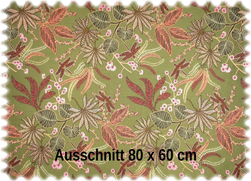 Jacquard Flachgewebe Möbelstoff Planta Grün 3 Jacquard Flachgewebe Möbelstoff Planta Grün – Bild 3
