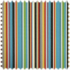 UV Beständiger Outdoor & Boot Möbelstoff Solar Stripe Multicolour Mit Sanitized®Ausrüstung