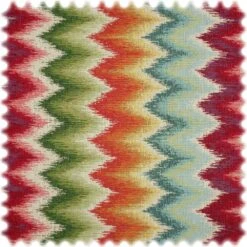 Jacquard Flachgewebe Möbelstoff Rainbow ZigZac