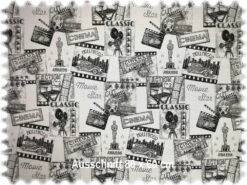 Jacquard Flachgewebe Möbelstoff Cinema Schwarz / Weiß 7 Jacquard Flachgewebe Möbelstoff Cinema Schwarz / Weiß -Modegeschäft Für Inneneinrichtung Hollywood Cinema Movie Classic 3