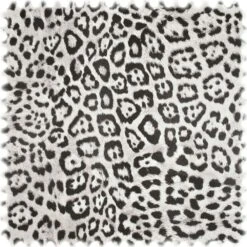 AKTION Kunstleder Cheetah Weiß Mit Rückenkaschierung