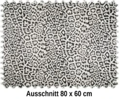 AKTION Kunstleder Cheetah Weiß Mit Rückenkaschierung -Modegeschäft Für Inneneinrichtung JAB Cheetah 9 2211 091 3