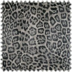 AKTION Kunstleder Cheetah Grau Mit Rückenkaschierung