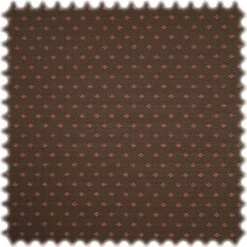 AKTION Trevira CS Jacquard Möbelstoff Gilmore Dunkelbraun / Terracotta
