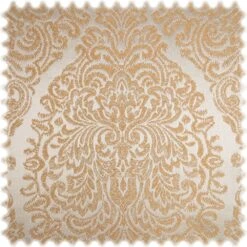 AKTION Jacquard Ornament Möbelstoff Grimani Gold