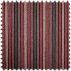 AKTION Jacquard Streifen Möbelstoff Ipanema Rot / Violett / Braun