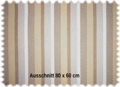 AKTION Outdoor Jacquard Streifen Möbelstoff Lodge Beige -Modegeschäft Für Inneneinrichtung Jab Lodge 9 2164 070 3