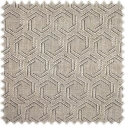 AKTION Lurex Möbelstoff Salvador Grau Mit Glitzeroptik