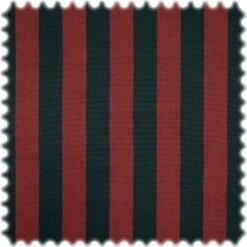 AKTION Trevira CS Streifen Möbelstoff Sporty Stripe Schwarz / Rot