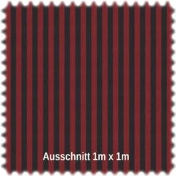 AKTION Trevira CS Streifen Möbelstoff Sporty Stripe Schwarz / Rot -Modegeschäft Für Inneneinrichtung Jap Sporty Stripe 1 2954 013 3