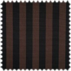 AKTION Trevira CS Streifen Möbelstoff Sporty Stripe Schwarz / Dunkelbraun