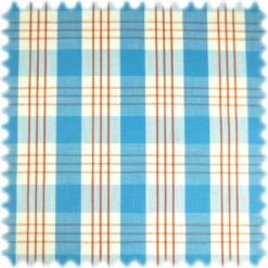 AKTION Leinenoptik Möbelstoff Middleton Blau / Weiss