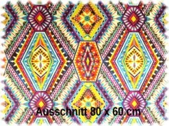 Samt Velours Möbelstoff Ethno Mit Fleckschutz -Modegeschäft Für Inneneinrichtung Mombosa 3